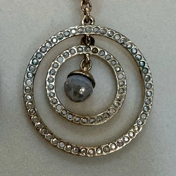 Swarovski Gold Crystal Earrings - Picture 2 of 10